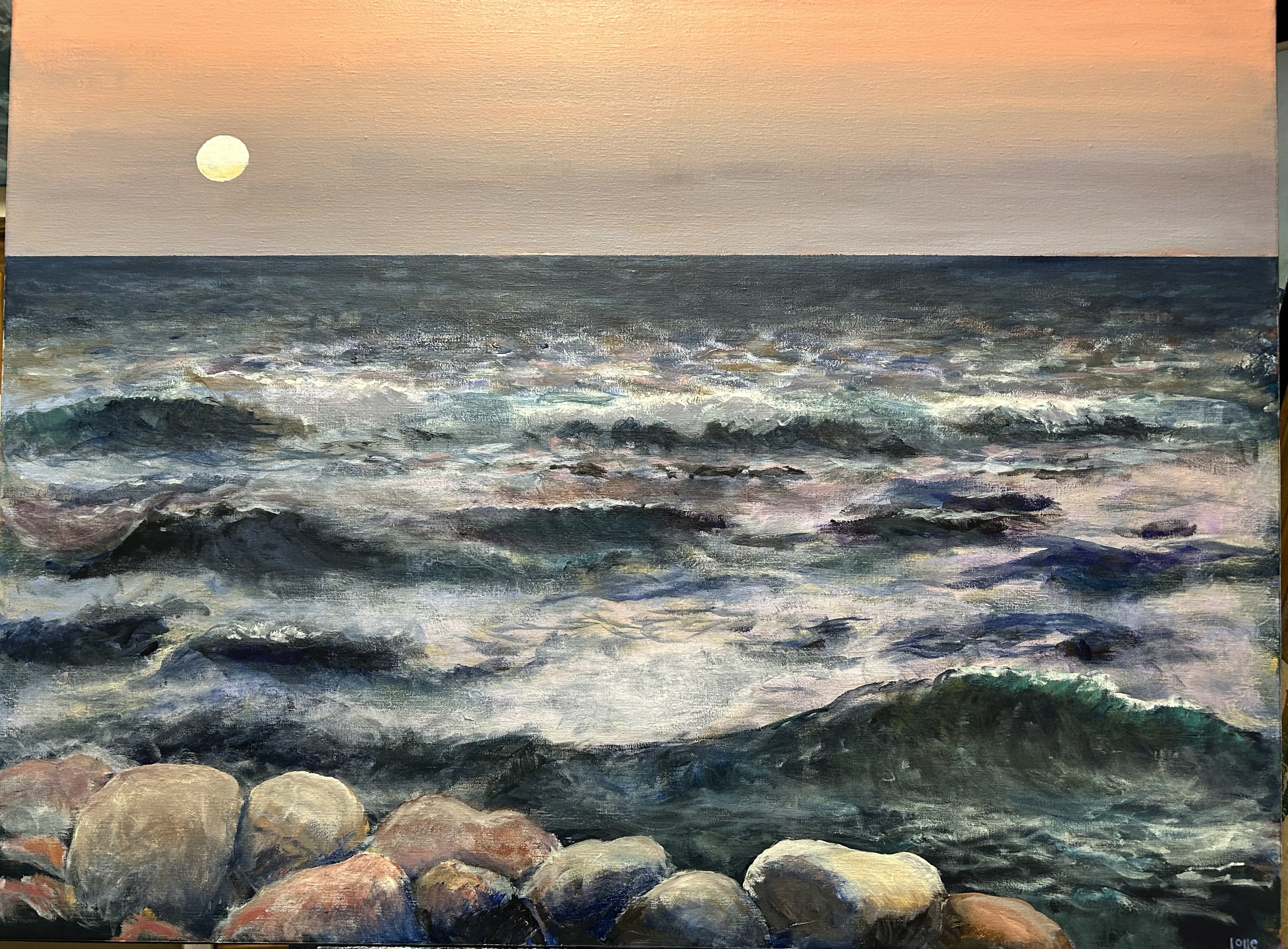 Fuldmåne over Kattegat